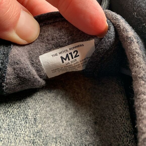 Allbirds wool runners grey sneakers lace up men’s size 12 - Picture 11 of 11